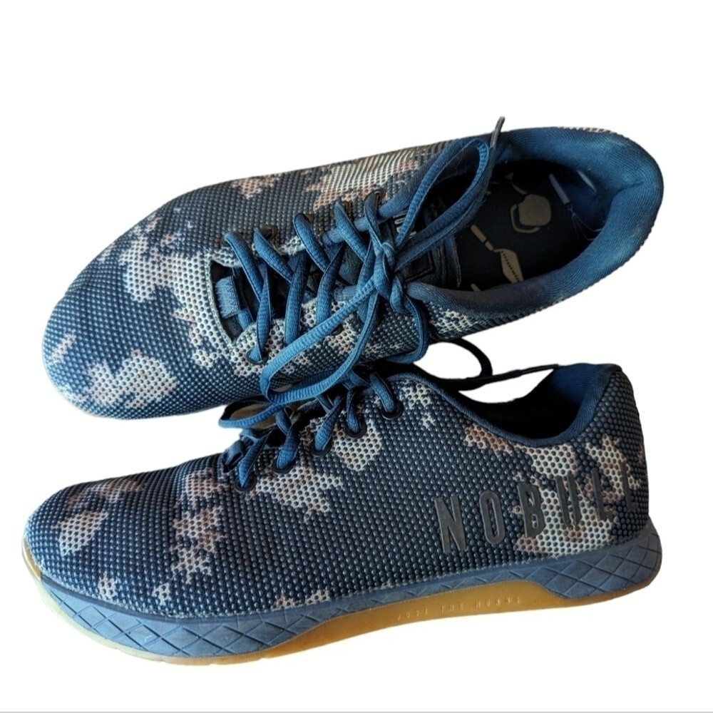 Nobull dark floral gum trainers men's 9.5 women's 11